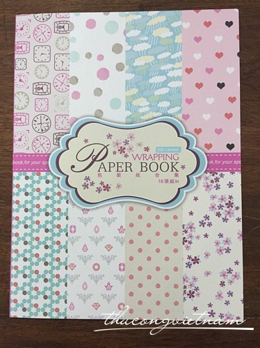 EG-01 Sách scrapbook hoa 
